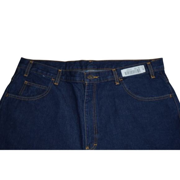 WearGuard Work Jeans Men’s 40x36 Dark Blue Straight Leg 100% Cotton - Picture 3 of 6